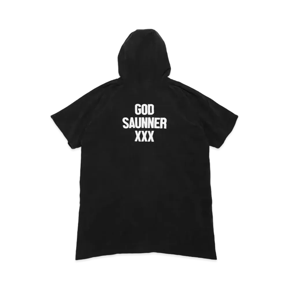 GOD SELECTION XXX x TTNE Hoodie Poncho GX-A24-TNCT-01 "Black"