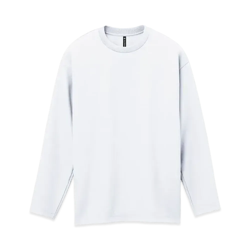 DESCENTE ALLTERRAIN I/O Stretch Twill L/S T-Shirts "White"