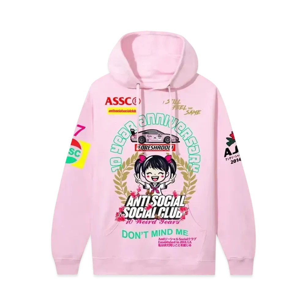 ANTI SOCIAL SOCIAL CLUB Weird Years Hoodie "Light Pink"