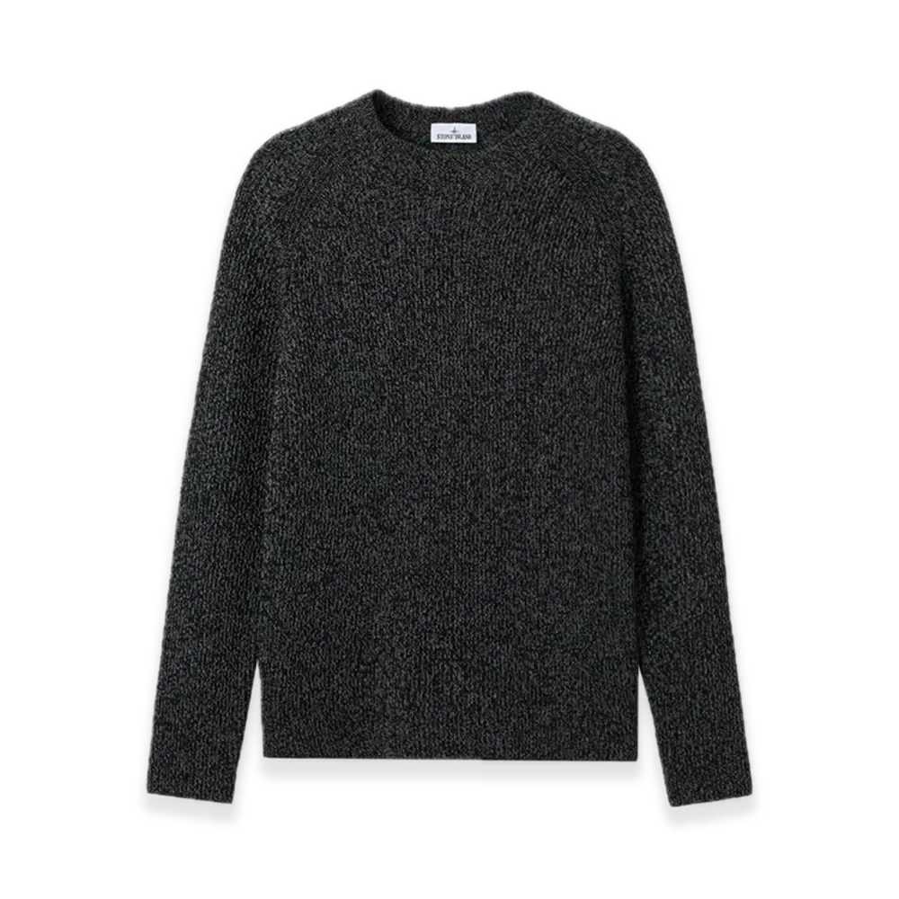 Stone Island 5100026 Knit Reflective "Black Melange"