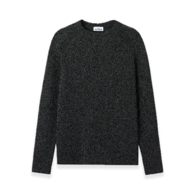 Stone Island 5100026 Knit Reflective "Black Melange"