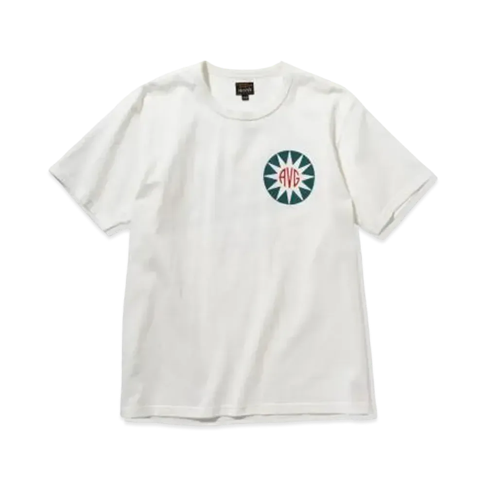 THE REAL McCOY'S MILITARY TEE / FEI HU "White"