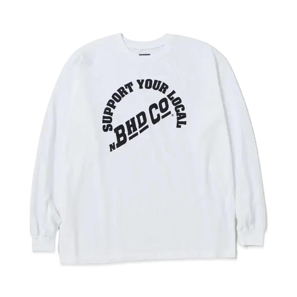 NEIGHBORHOOD NH . Tee LS-6 "White"