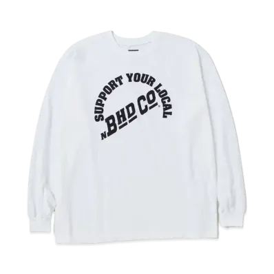 NEIGHBORHOOD NH . Tee LS-6 "White"