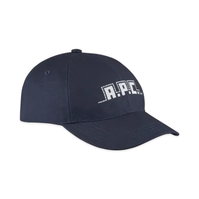 A.P.C. Charlie Lny 25 Casquette "Dark Navy"