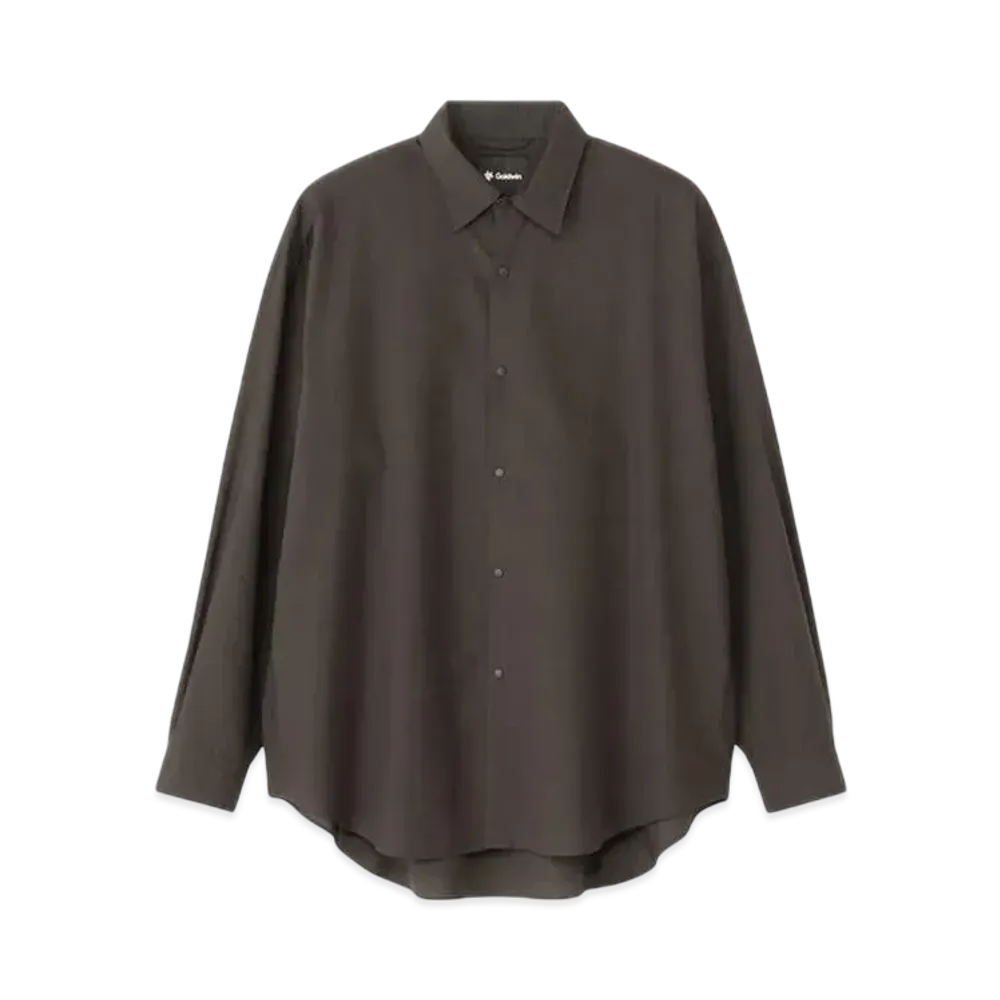 Goldwin Gosey Boil Relax Shirt (Unisex) "Jet Brown"