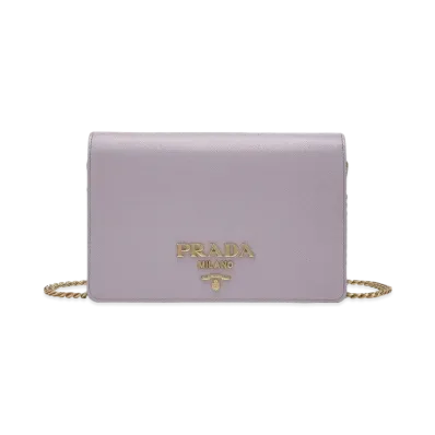 PRADA Saffiano Leather Mini Bag "Wisteria"