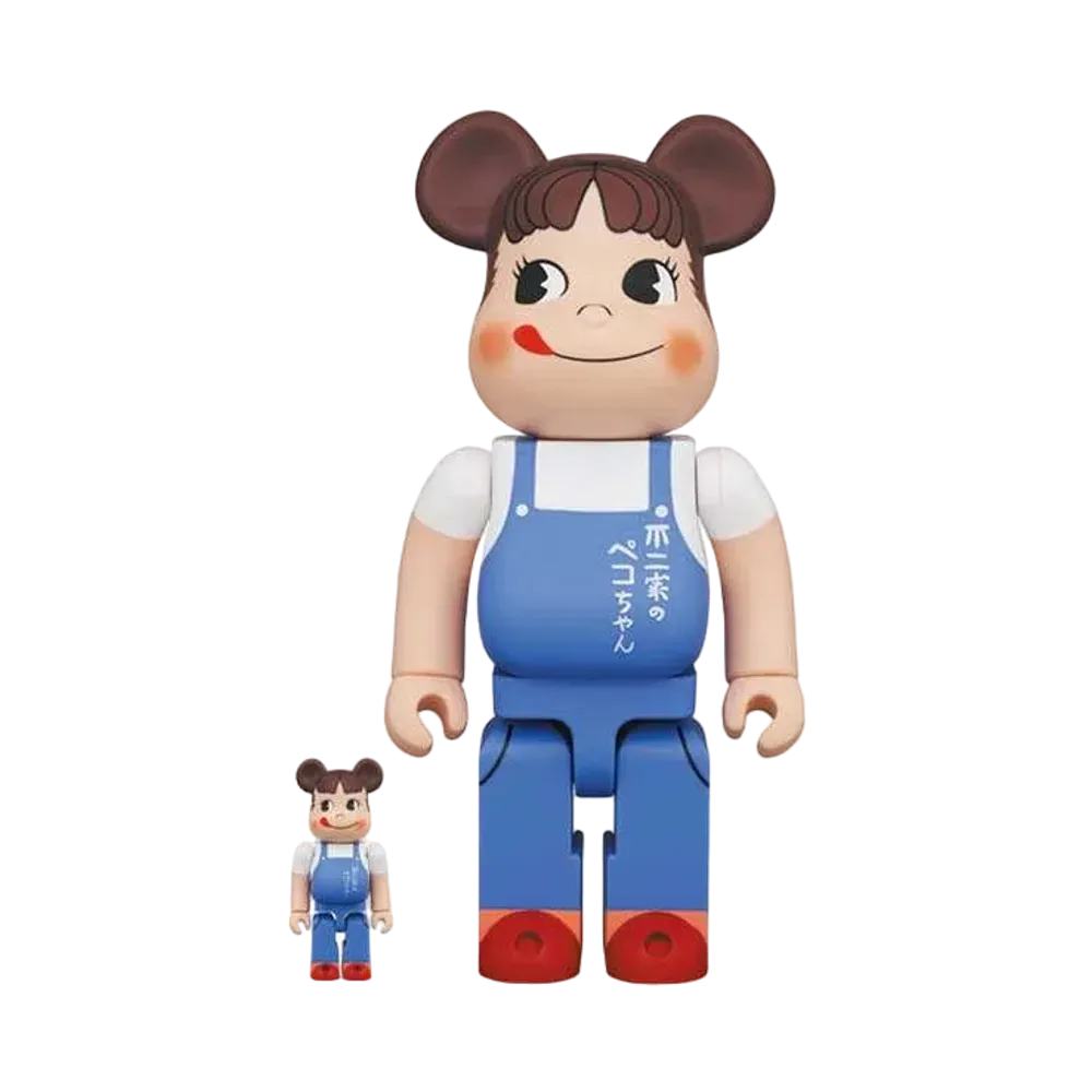 Bearbrick Peko-chan The overalls girl 100% & 400%