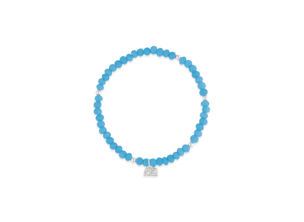 WIND AND SEA IVX Japan WDS White Hearts Bracelet "Turquoise"
