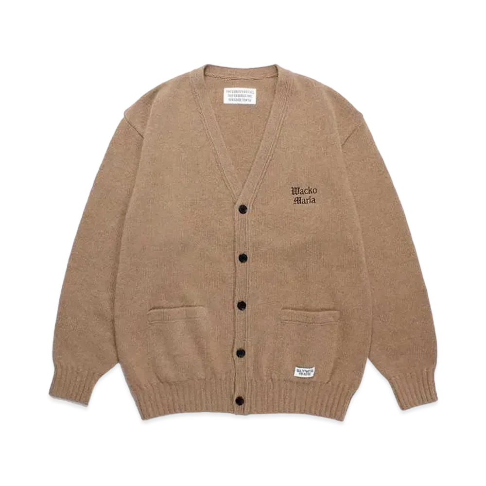 WACKO MARIA Classic Knit Cardigan "Beige"