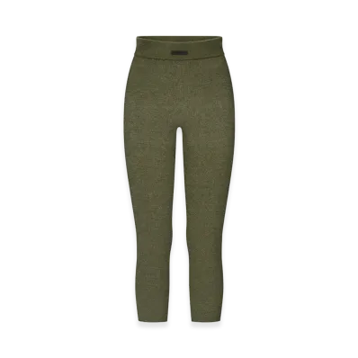 FEAR OF GOD ESSENTIALS Women's Rib Knit Capri "Moss"