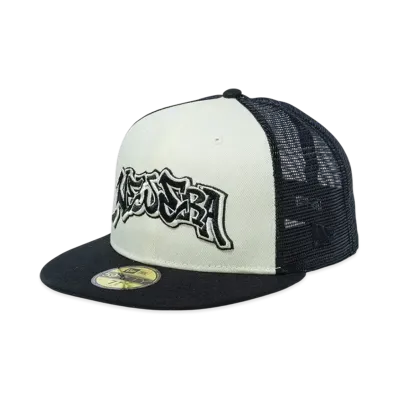 NEW ERA 59Fifty Tracker Slow Up Logo "Chrome/Black"