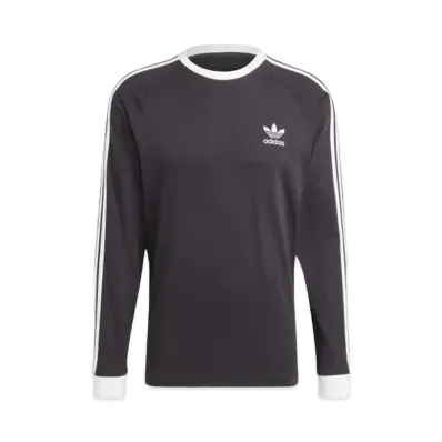 adidas Adicolor Classics Three Stripes Long Sleeve T-Shirt "Black"