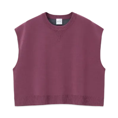 Paul Smith Women's Bicolor Knit Vest "LightPink"