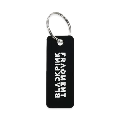 FRAGMENT x BLACKPINK Keyring "Black/White"