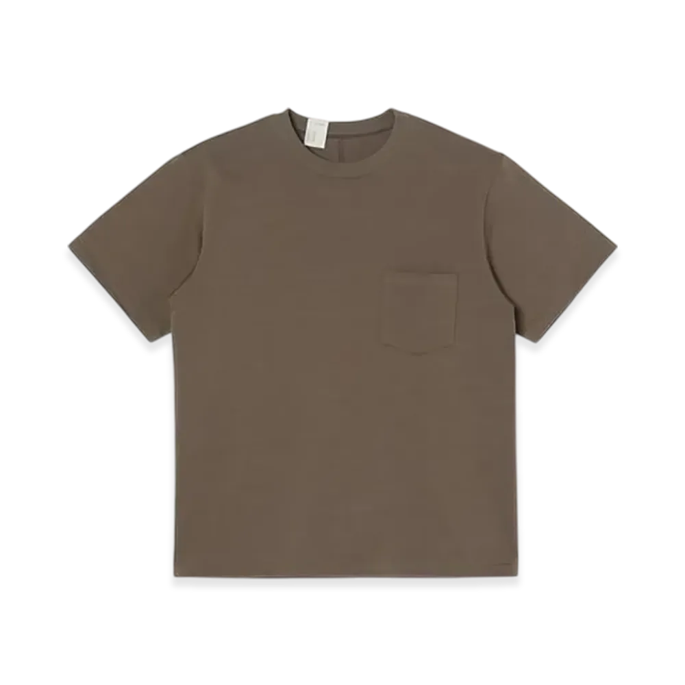 N.HOOLYWOOD UNDER SUMMIT WEAR Crew Neck T-Shirt "Brown"