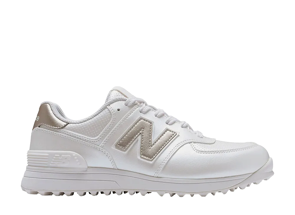 New Balance Women's Golf 574V4 "White/Pink Salt"