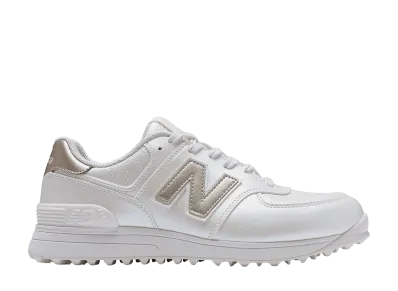 New Balance Women's Golf 574V4 "White/Pink Salt"