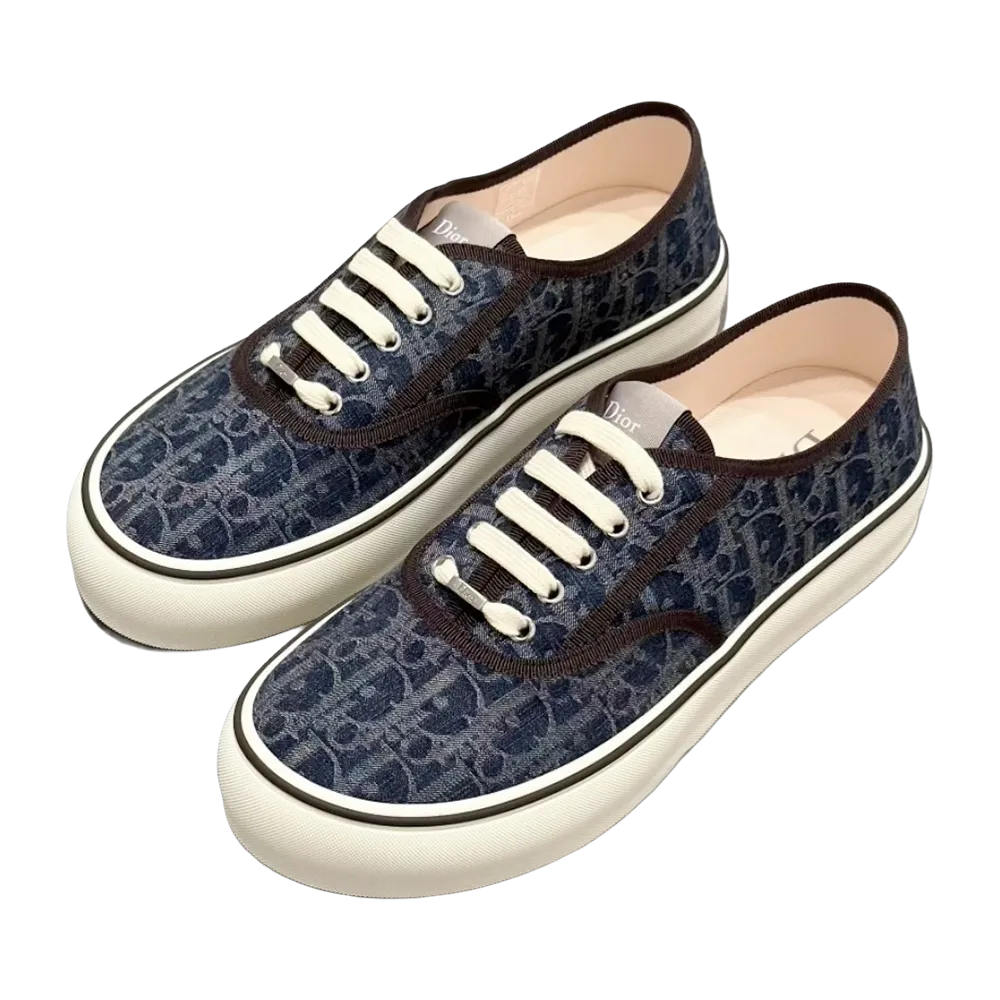 Dior Saltwind Sneaker Dior Oblique Denim Jacquard "Blue"