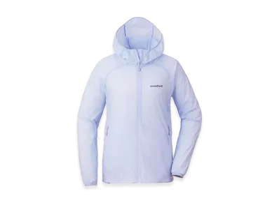 mont-bell Women's US U.L. Stretch Wind Parka "Light Blue"