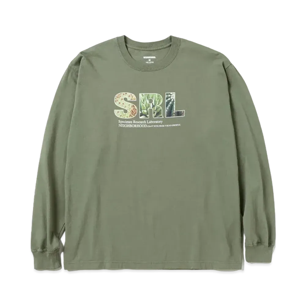 NEIGHBORHOOD SRL . Tee LS-2 "Olive Drab"