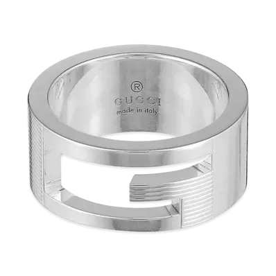 Gucci Branded Regular G ring "Silver"