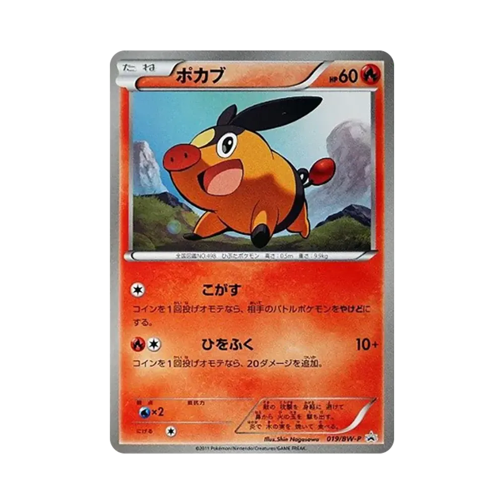 ポカブ P [BW-P 019](プロモーションカード「ユニクロポケモンカードゲーム」)