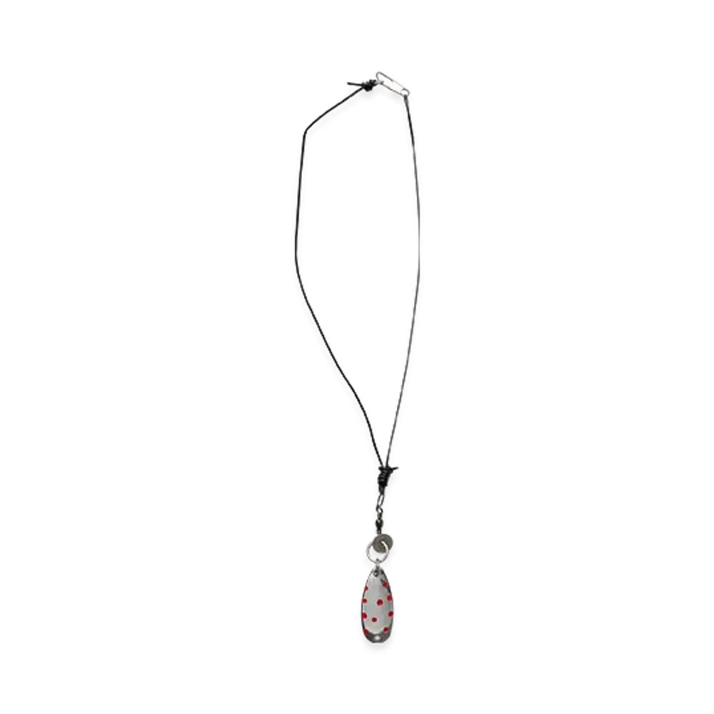 OUR LEGACY Women's Angler Necklace "Spotted Red"