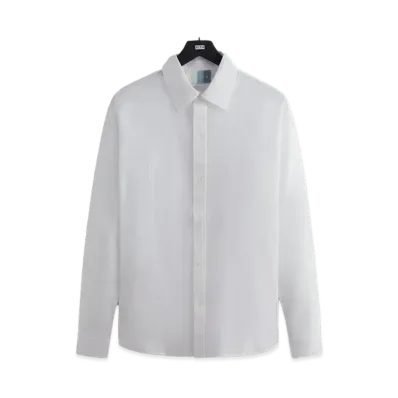 Kith Mixed Dobby Apollo L/S Shirt "White"