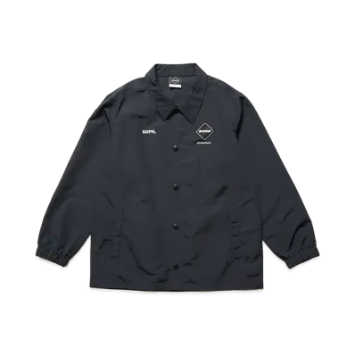 F.C.Real Bristol Kids Supplex Nylon Coach Jacket "Black"
