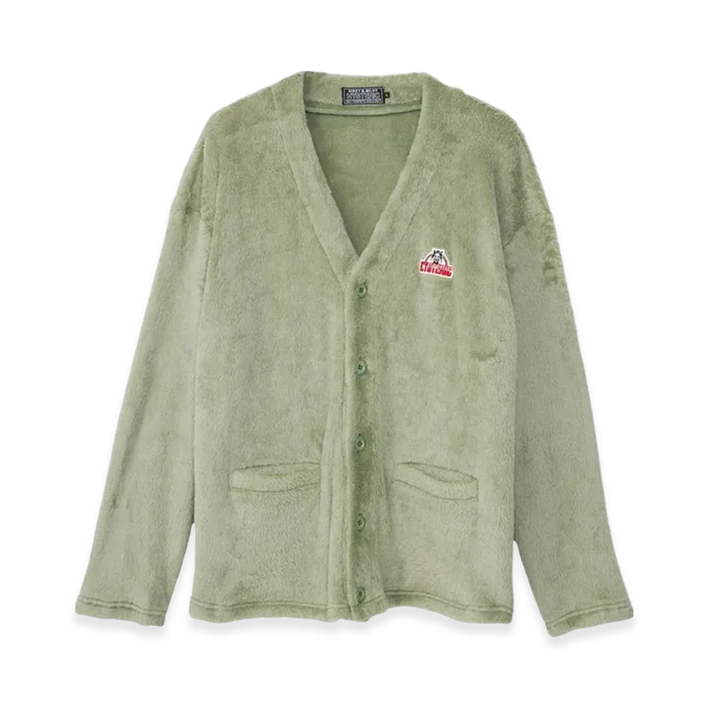 HYSTERIC GLAMOUR See No Evil Patch Cardigan "Green"