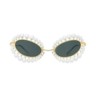 Louis Vuitton LV Wire Pearls Sunglasses "Gold"