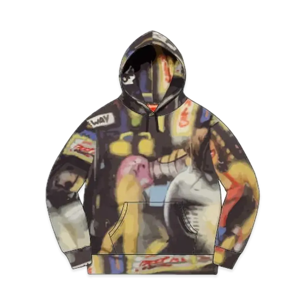Supreme Lady Pink/Supreme Hooded Sweatshirt "Multi"