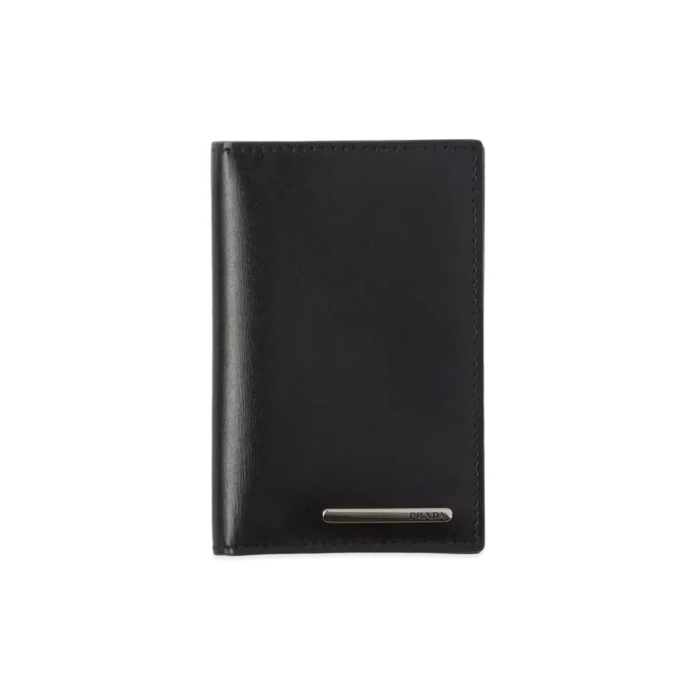 PRADA Leather Card Holder "Black"