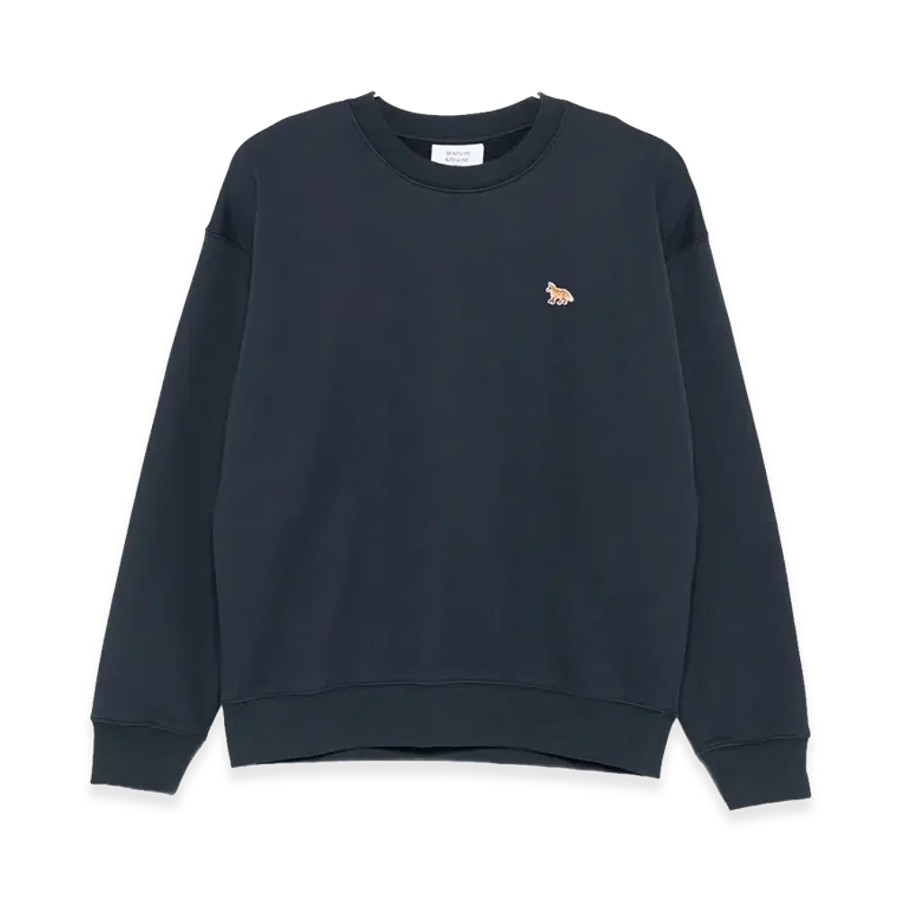 Maison Kitsune Women's Baby Fox Cotton Sweatshirt "Blue"