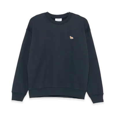 Maison Kitsune Women's Baby Fox Cotton Sweatshirt "Blue"
