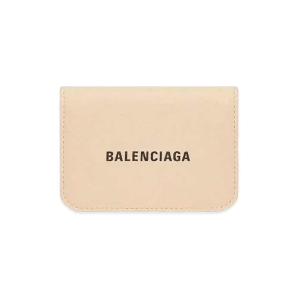 BALENCIAGA Cash Mini Wallet "Beige"