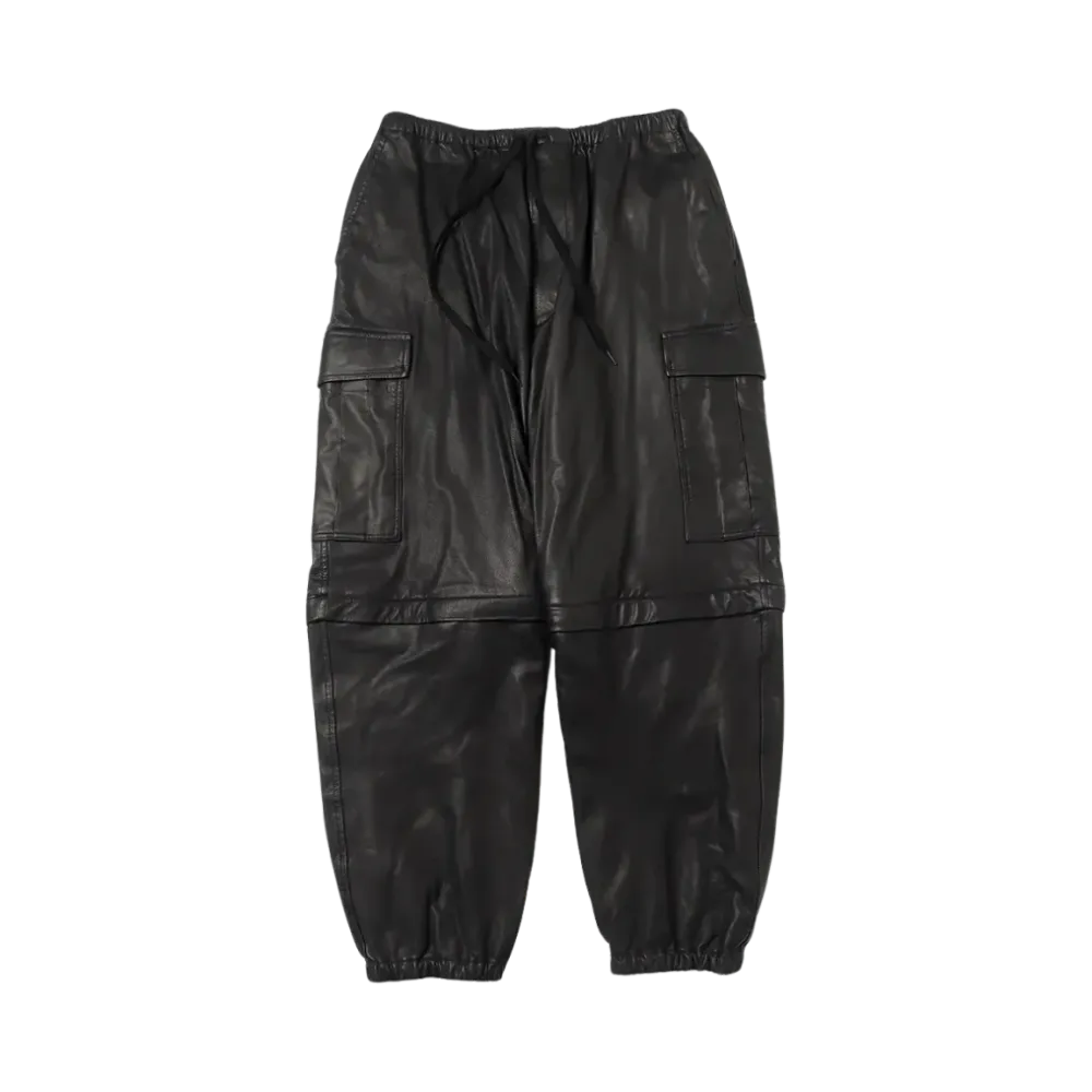 COMOLI Sheepskin 6P Pants - 24AW "Black"