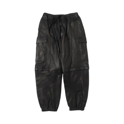 COMOLI Sheepskin 6P Pants - 24AW "Black"