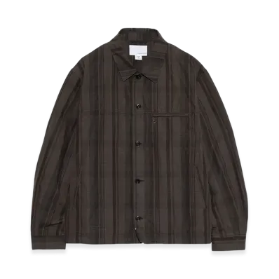 nanamica Plaid Dock Jacket "Brown"