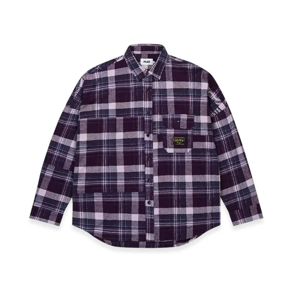 PALACE Lumber Yak Patch Overshirt "Purple"