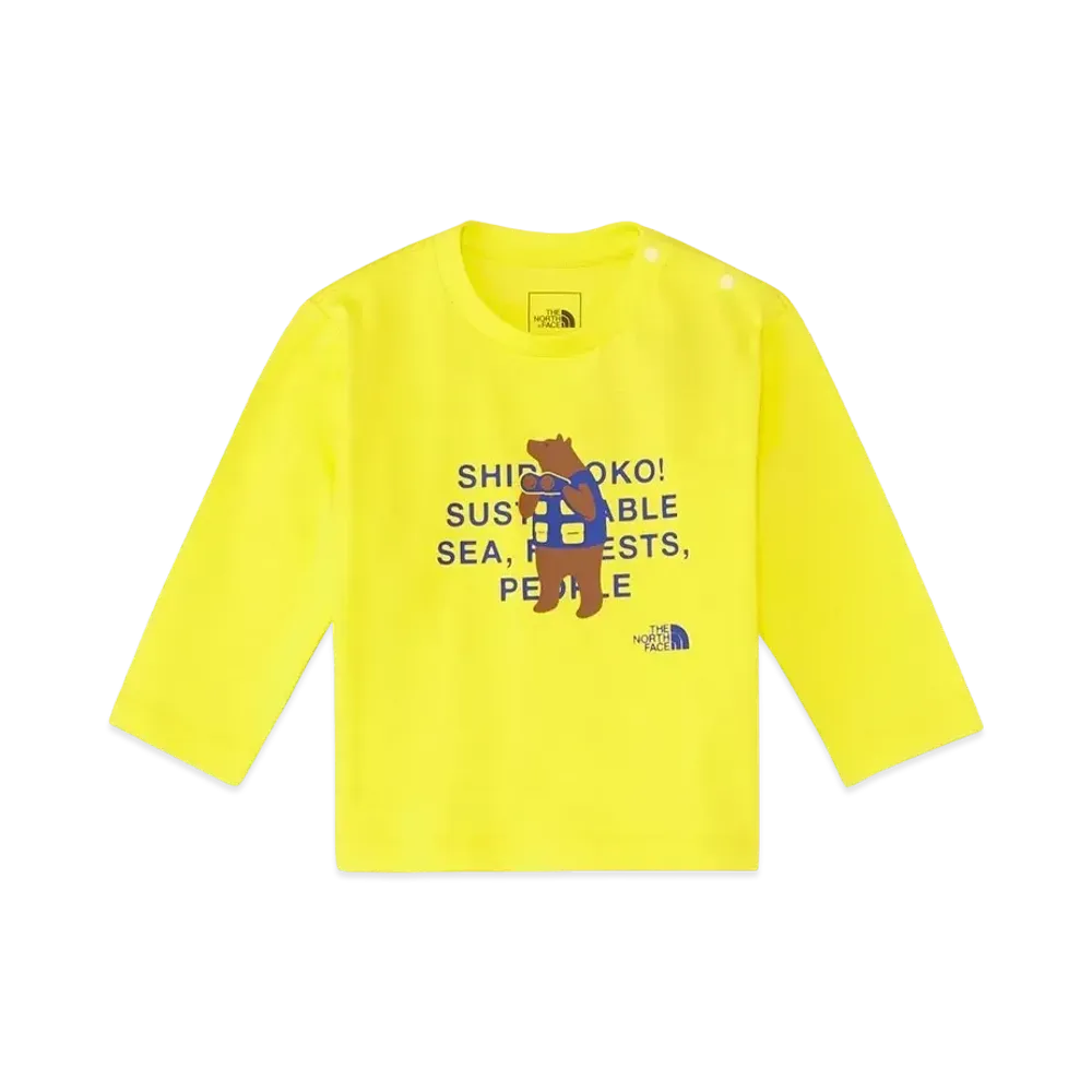 The North Face Baby L/S Shiretoko Toko Tee Baby "Sulfur Spring Green"