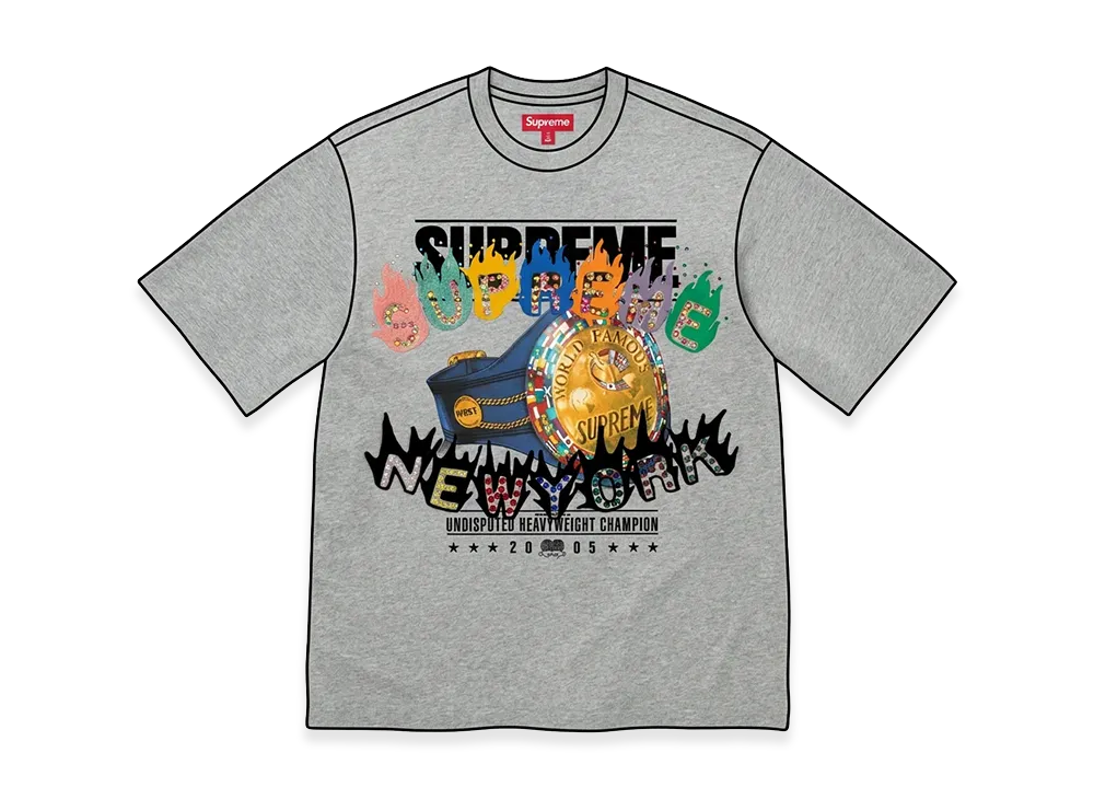 Supreme Undisputed S/S Top "Heather Grey"