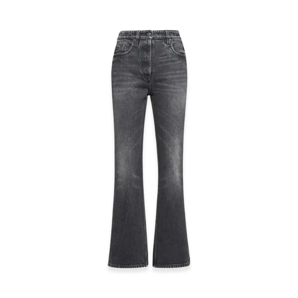 PRADA Women's Five-Pocket Denim Jeans "Black"