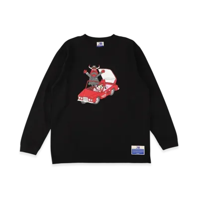 WIND AND SEA x Parappa The Rapper x Bulls L/S Tee "Black"