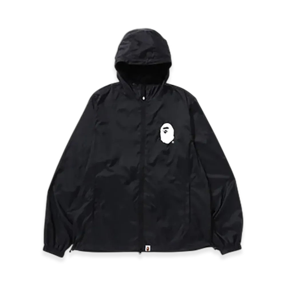 A BATHING APE Ape Head Packable Jacket Travel "Black"