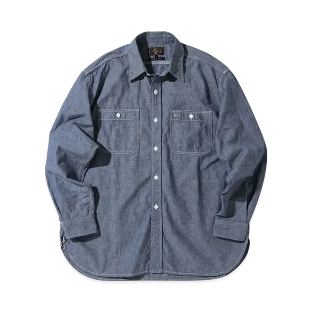 BEAMS Work Chambray "Blue"