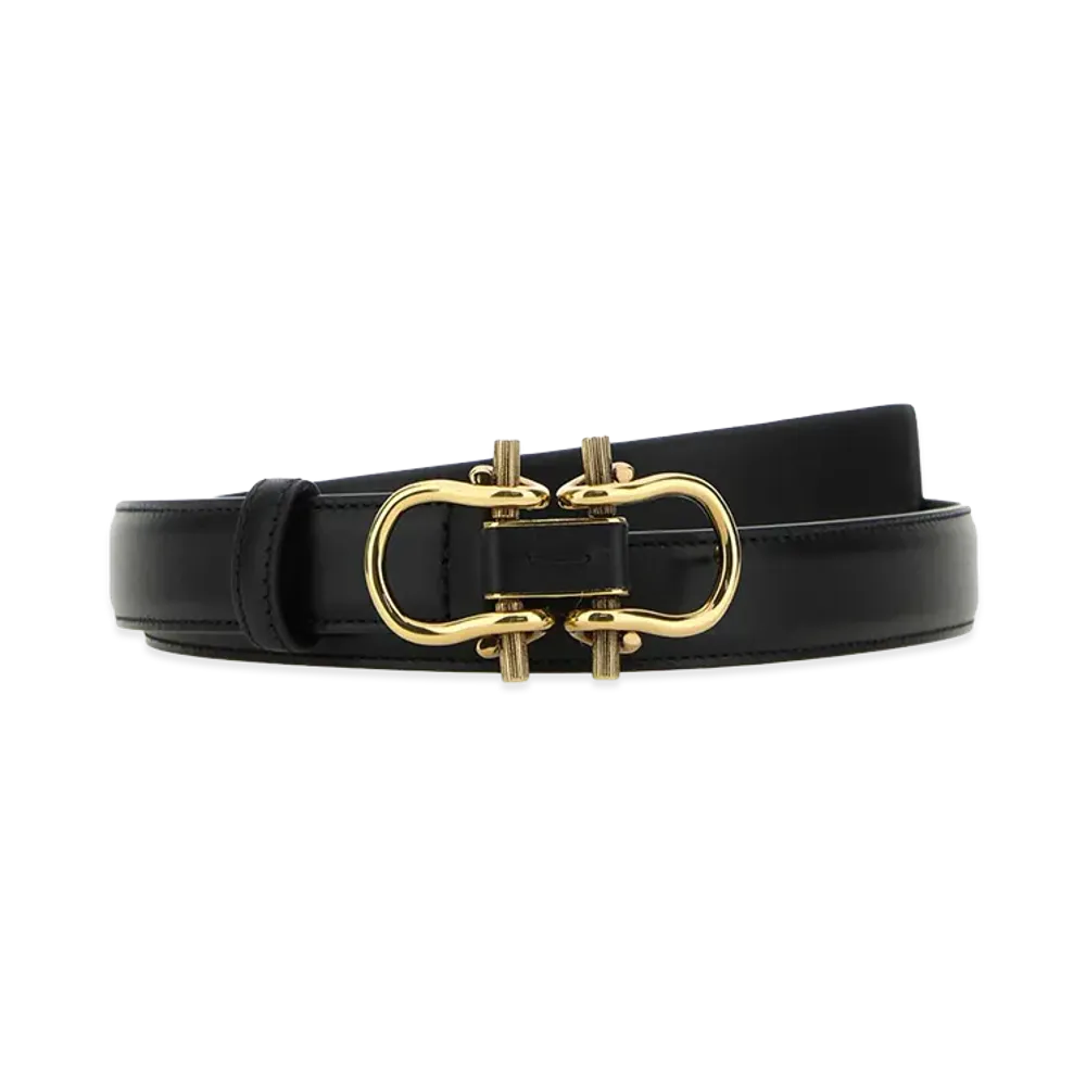 Bottega Veneta Women's Leather Belt "Black"