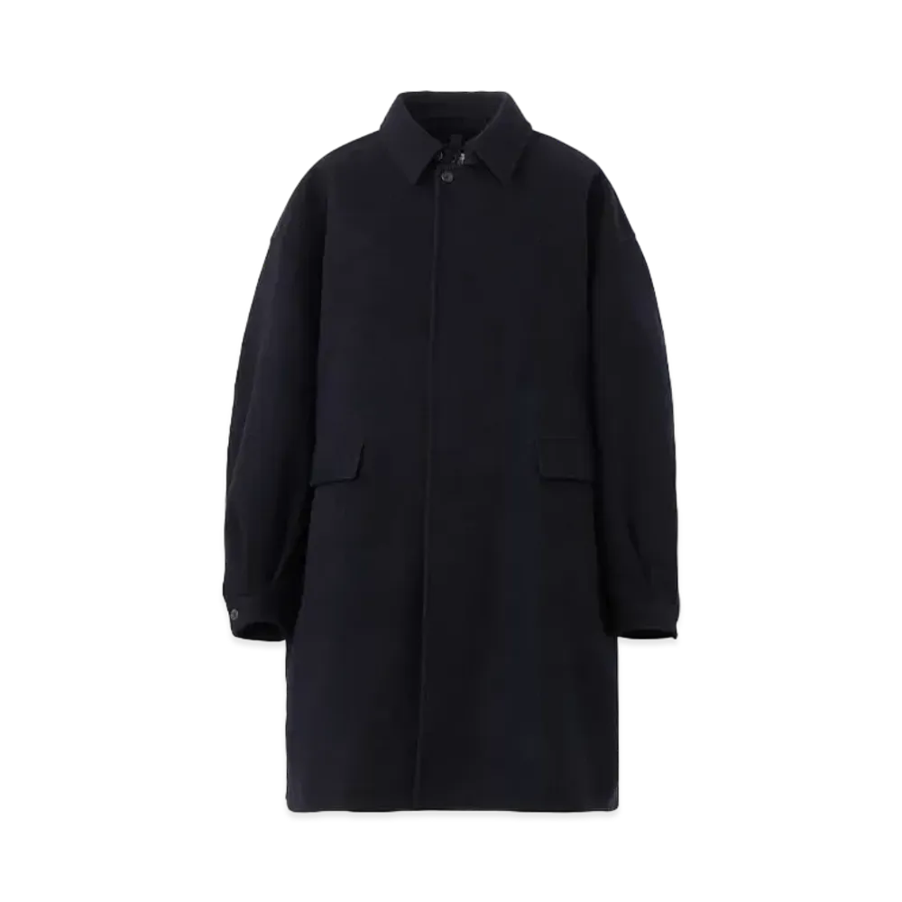 The North Face Compilation Wool Overcoat "Aviator Navy"