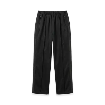 NEEDLES x STUDIOUS Track Pant - Poly Smooth "Black"